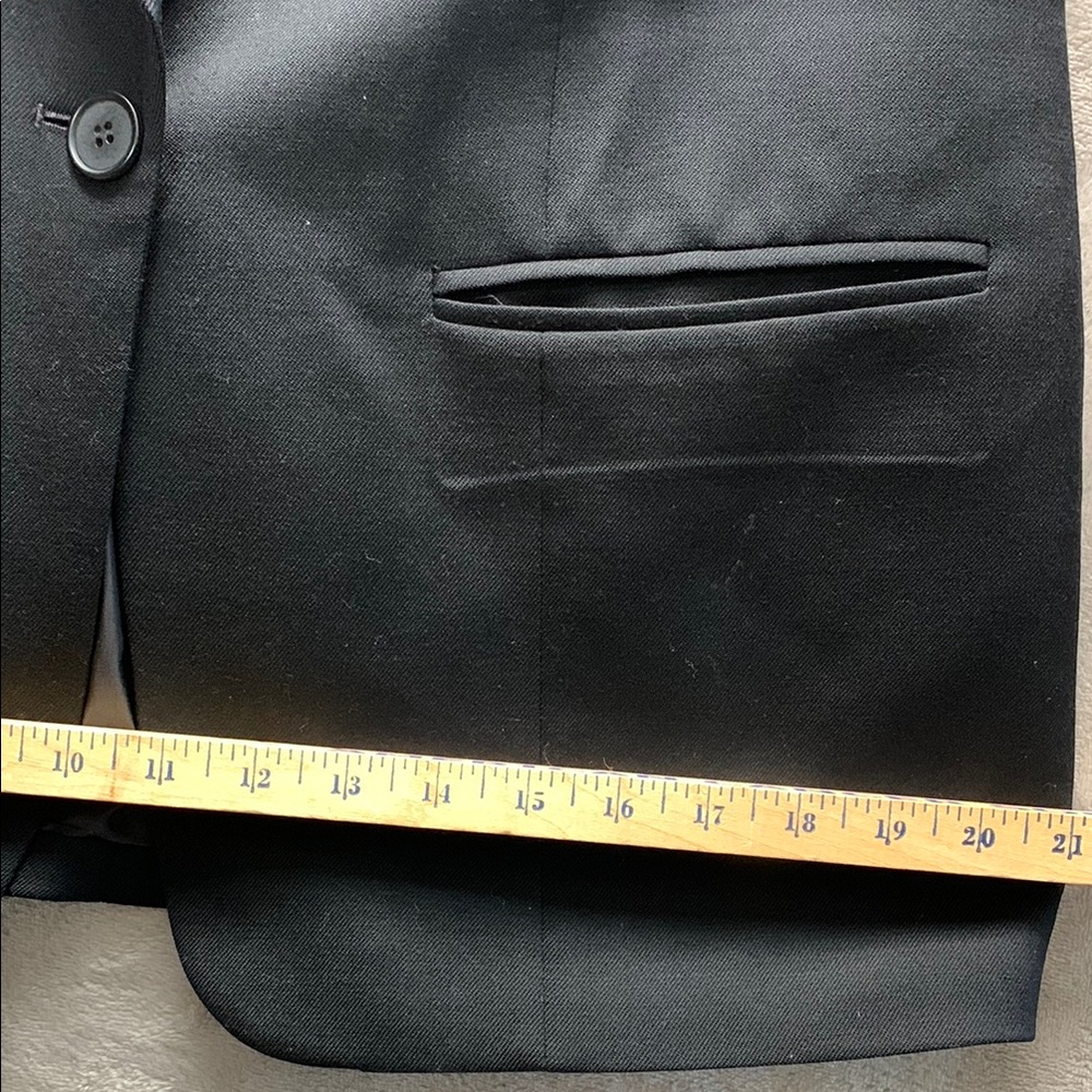 PENDELTON | SIZE 8 WOMENS CLASSIC FITTED JACKET BLAZER | BLACK - Picture 7 of 16